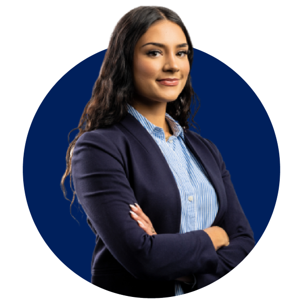 woman looking at camera smiling